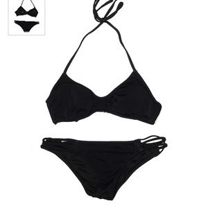 Victoria’s Secret black two piece bikini bathing suit size small